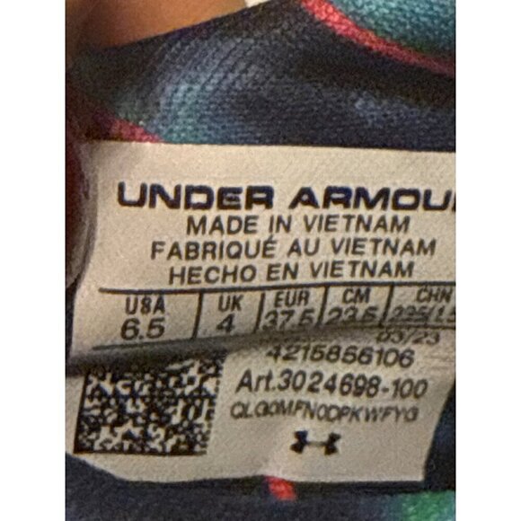 Under Armour HOVR Rise 3 Cross Trainer White Pink Women's Size 6.5 Men's 5.5 - Picture 8 of 9